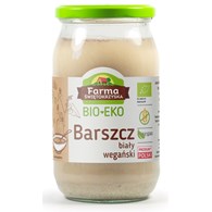 BARSZCZ BIAŁY NA ZAKWASIE GRYCZANYM BEZGLUTENOWY BIO 720 ml (SŁOIK) - FARMA ŚWIĘTOKRZYSKA