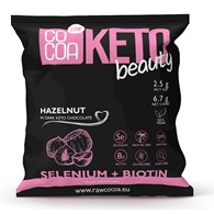 ORZECHY LASKOWE W KETO CZEKOLADZIE CIEMNEJ BEAUTY BEZGLUTENOWE 70 g - COCOA