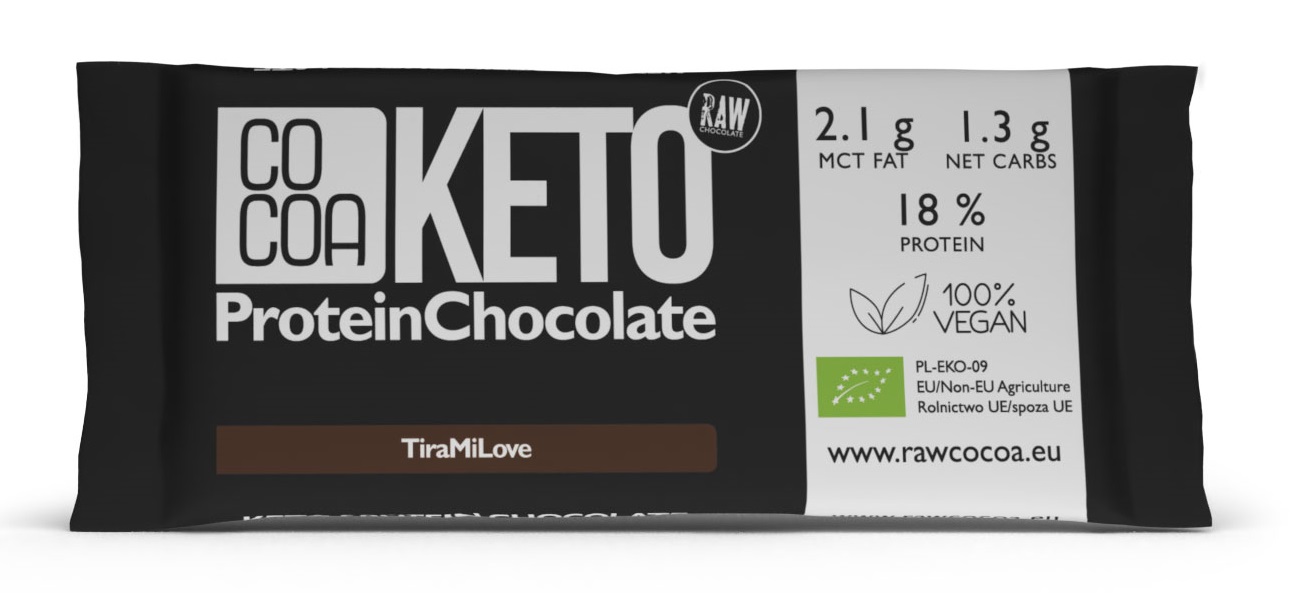 Czekolada proteinowa o smaku tiramisu keto bio 40 g