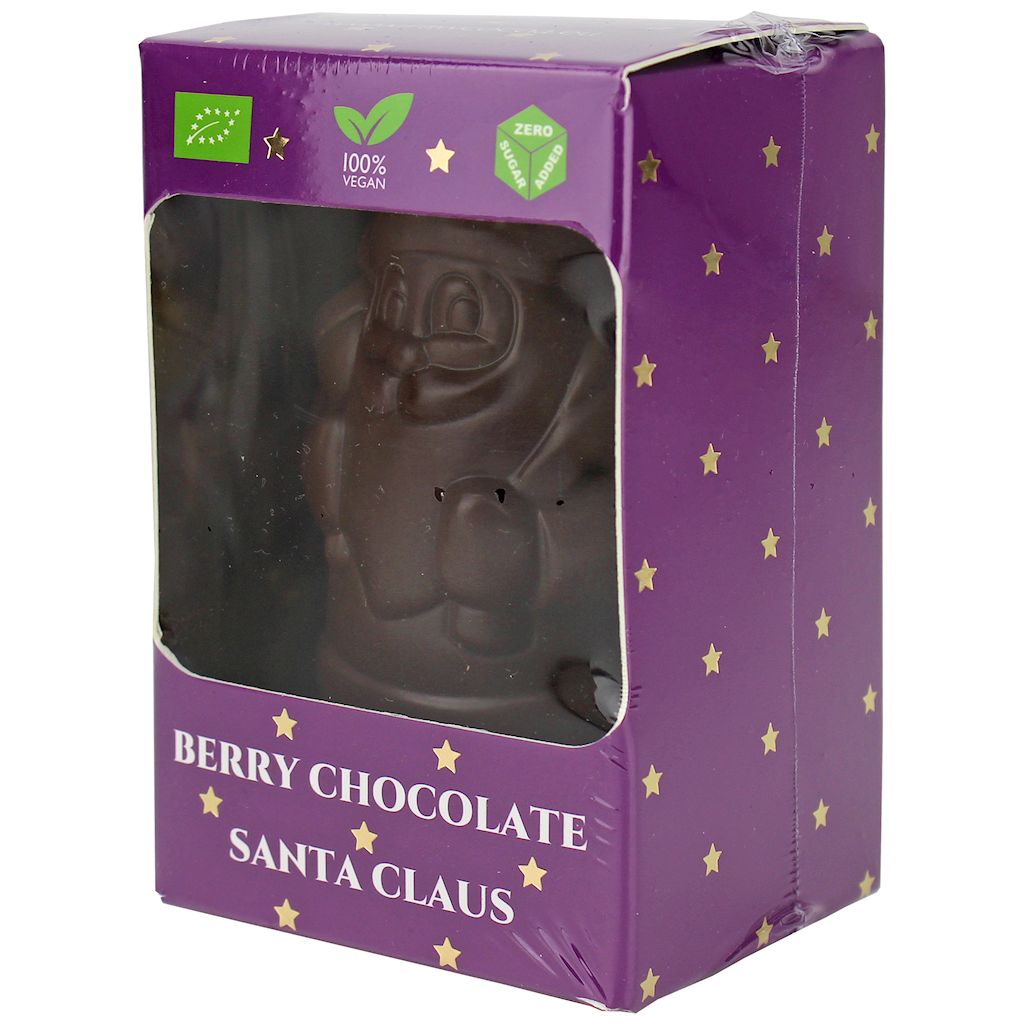 Mikołaj z czekolady jagodowej bez dodatku cukrów bio 75 g
