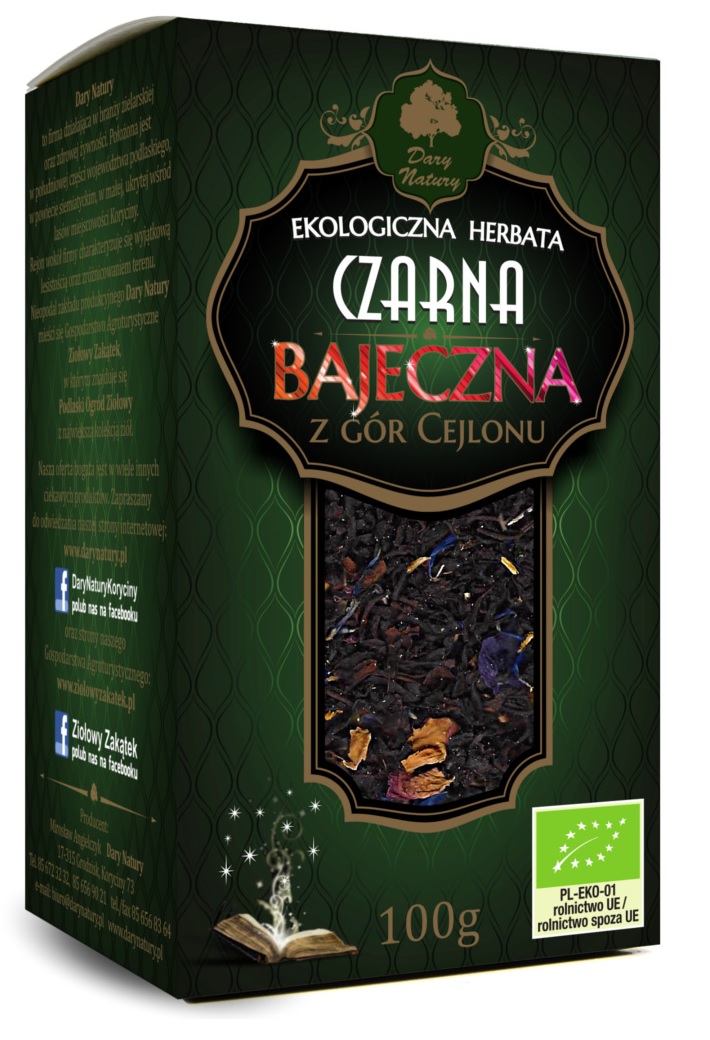 Herbata czarna liściasta bajeczna bio 100 g