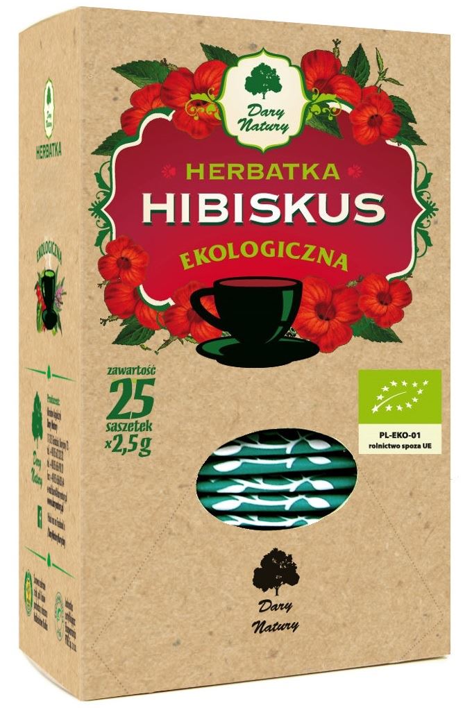 Herbatka hibiskus bio (25 x 2,5 g) 62,5 g