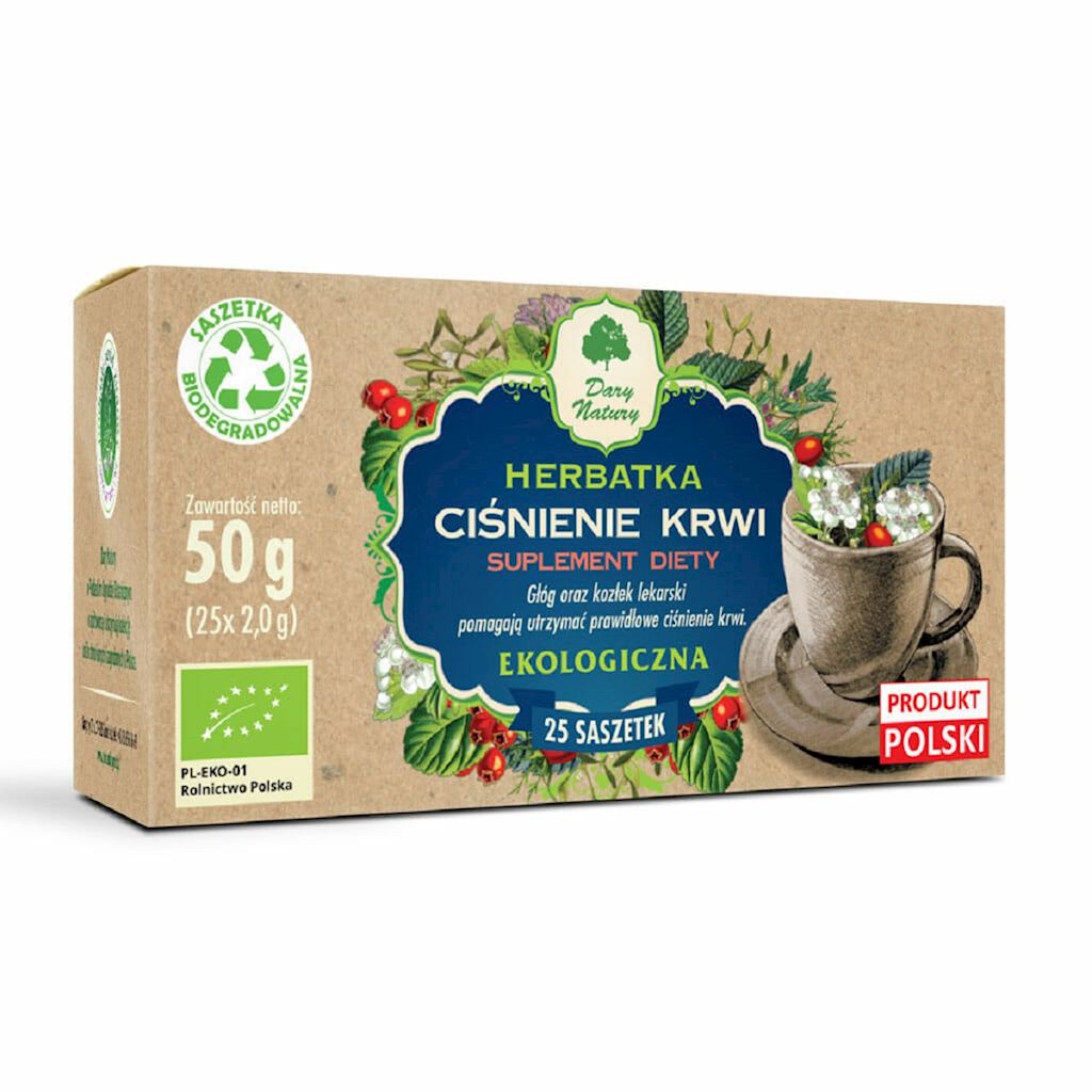 Herbatka ciśnienie krwi bio (25 x 2 g) 50 g
