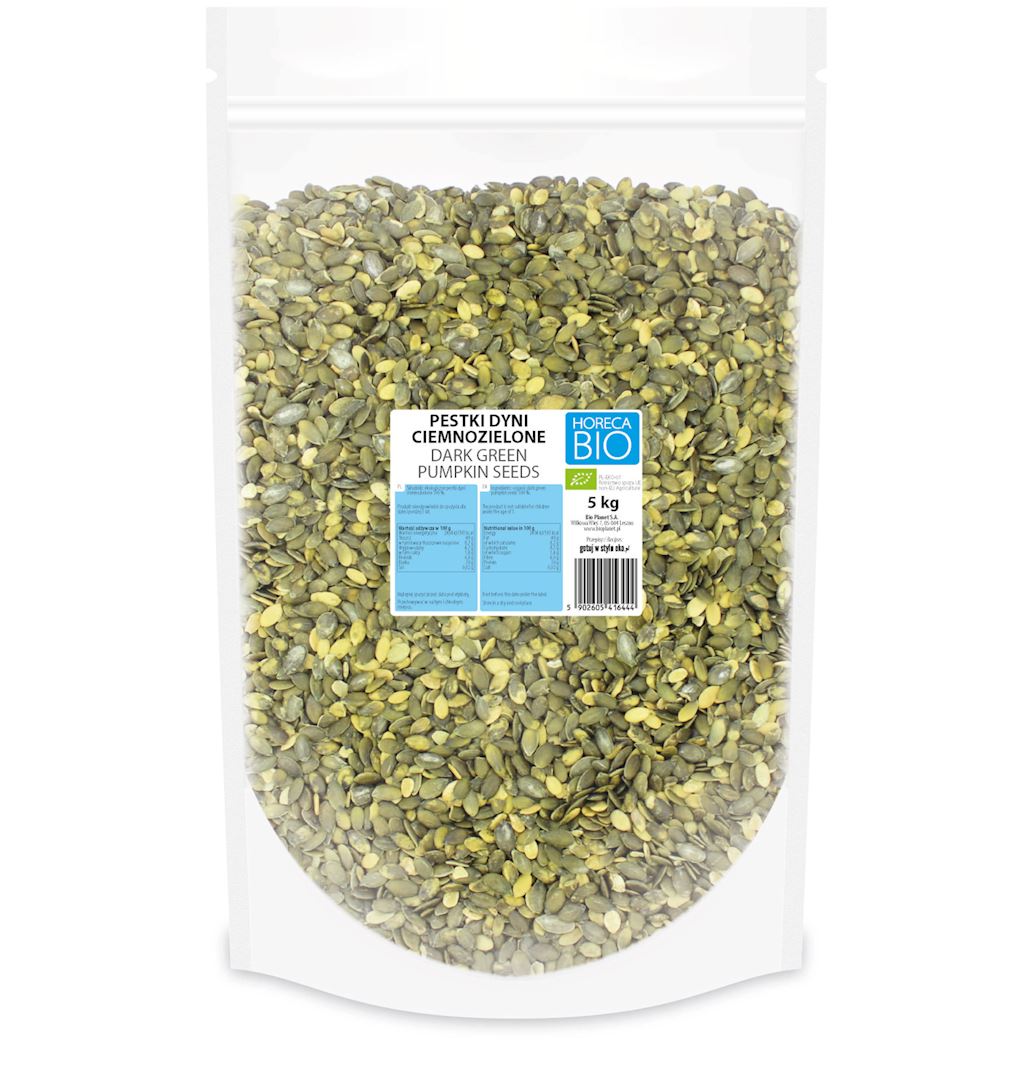 Pestki dyni ciemnozielone bio 5 kg