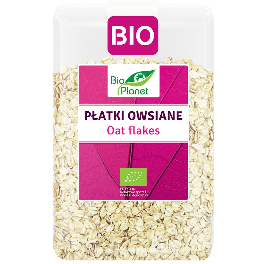 Płatki owsiane bio 1 kg