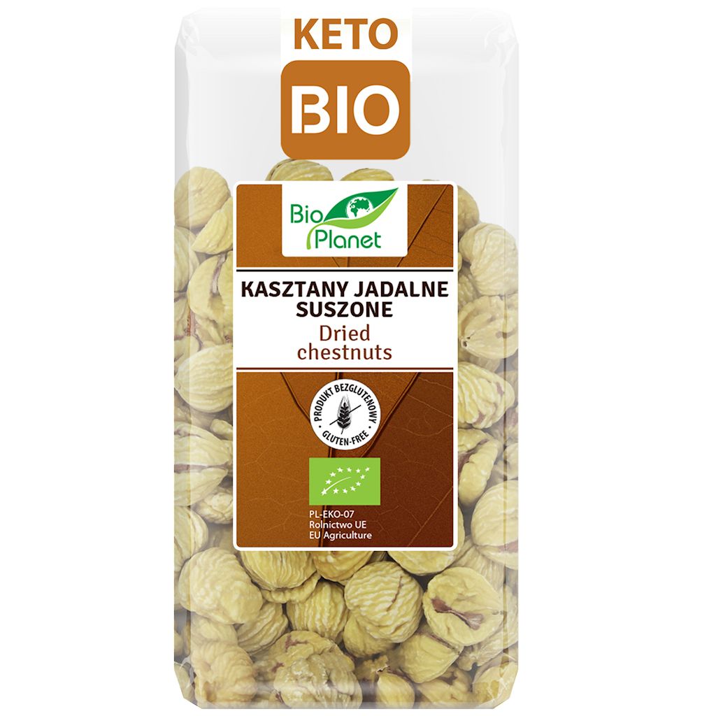 Kasztany jadalne suszone bezglutenowe bio 400 g