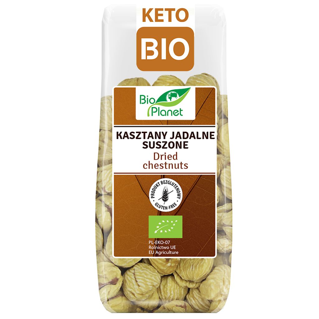 Kasztany jadalne suszone bezglutenowe bio 200 g