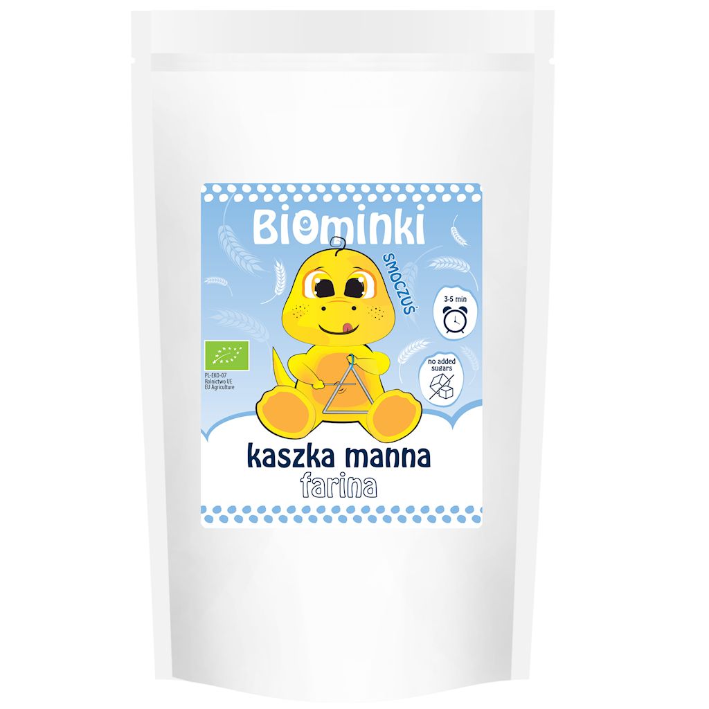 Kaszka manna bez dodatku cukrów bio 200 g
