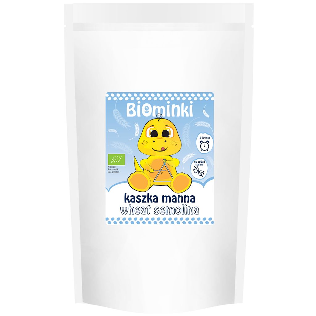 Kaszka manna bez dodatku cukrów bio 500 g