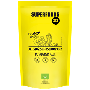 JARMUŻ SPROSZKOWANY BIO 400 g - BIO PLANET SUPERFOODS
