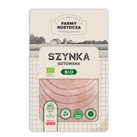 SZYNKA GOTOWANA PLASTRY BIO 100 g - FARMY ROZTOCZA (Z PÓŁKI)