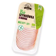 SZYNKÓWKA Z INDYKA PLASTRY BEZGLUTENOWA BIO 130 g - WASĄG (Z PÓŁKI)