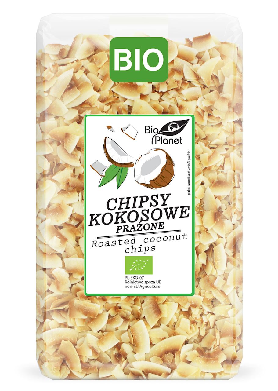 Chipsy kokosowe prażone bio 400 g