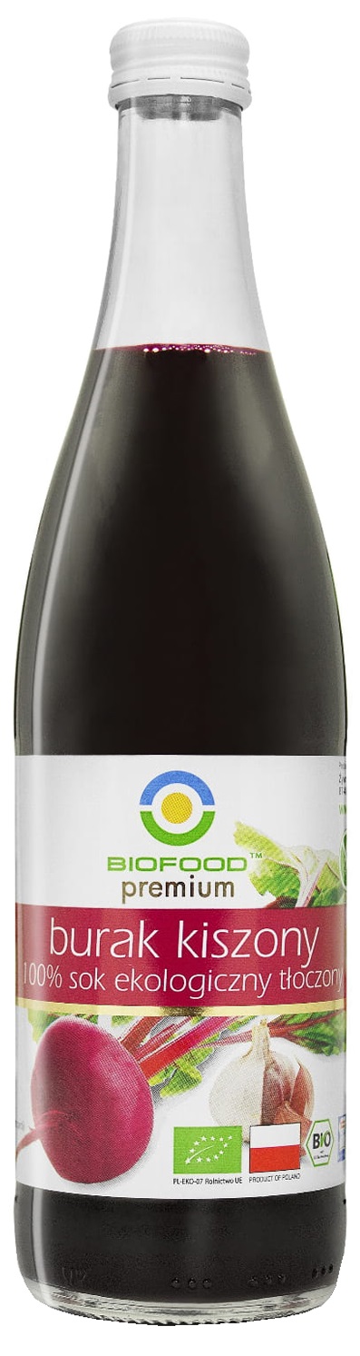 Sok z buraka kiszonego nfc bezglutenowy bio 500 ml