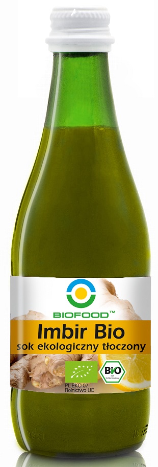 Sok z imbiru nfc bezglutenowy bio 300 ml