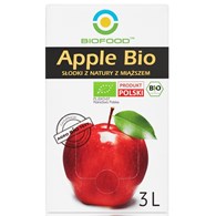 SOK JABŁKOWY Z MIĄŻSZEM NFC BEZGLUTENOWY BIO 3 L - BIO FOOD