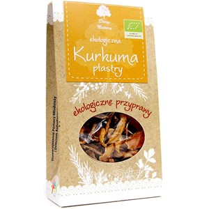 KURKUMA PLASTRY SUSZONE BIO 30 g - DARY NATURY