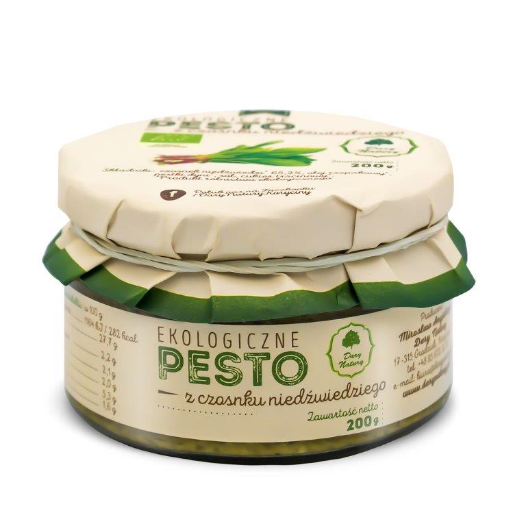 Pesto z czosnku niedźwiedziego bio 200 g