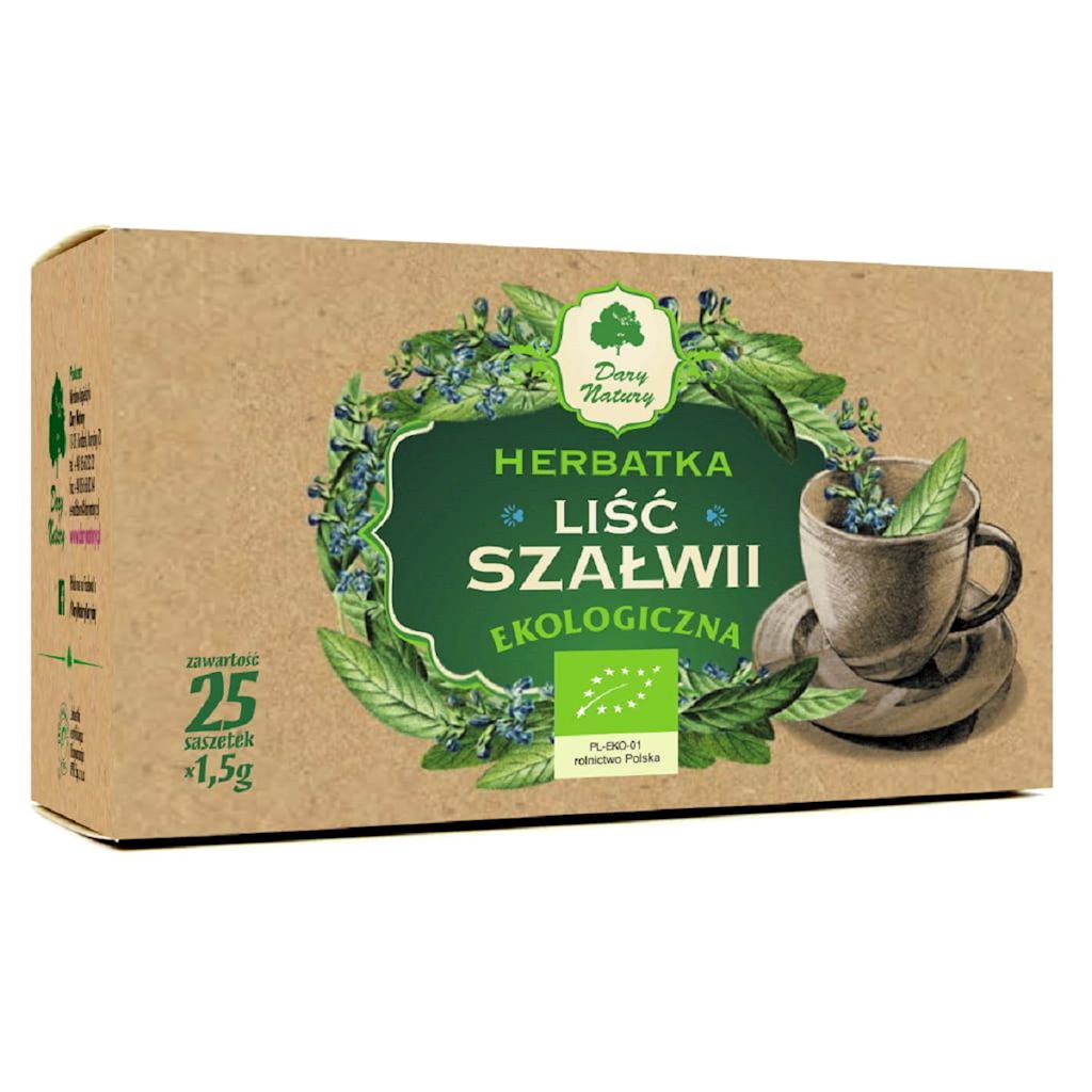Herbatka liść szałwii bio (25 x 1,5 g) 37,5 g