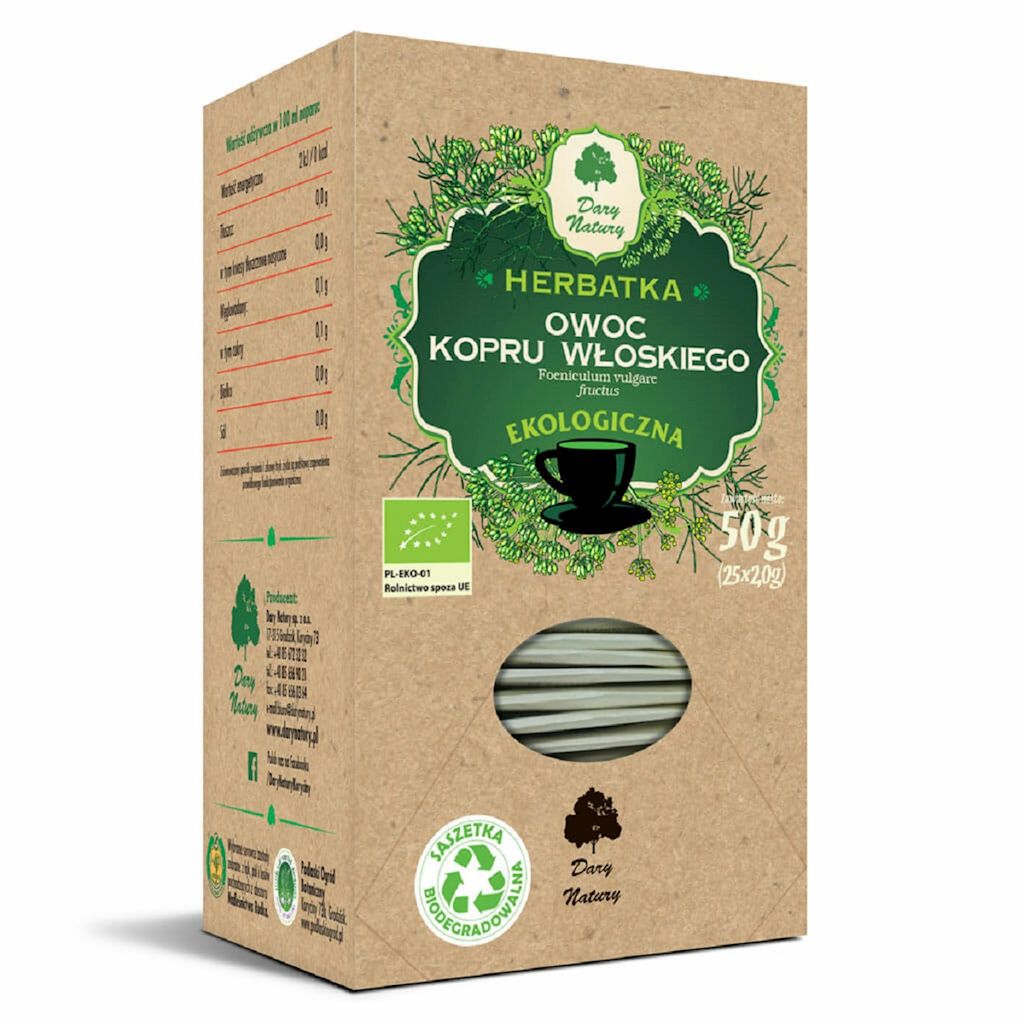 Herbatka owoc kopru włoskiego bio (25 x 2 g) 50 g
