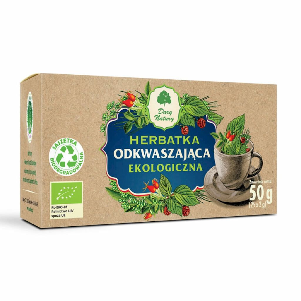 Herbatka odkwaszająca bio (25 x 2 g) 50 g