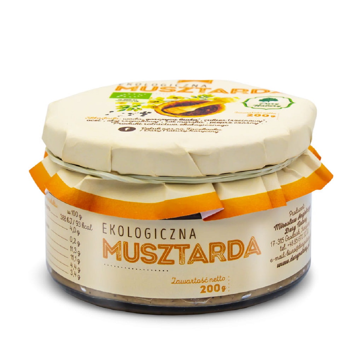 Musztarda bio 200 g