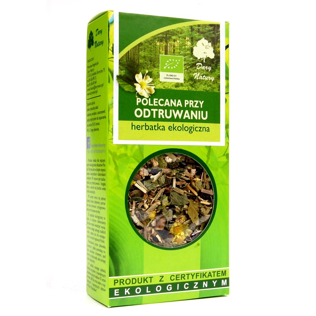 Herbatka polecana przy odtruwaniu bio 50 g