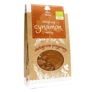 CYNAMON CEJLOŃSKI MIELONY BIO 50 g - DARY NATURY