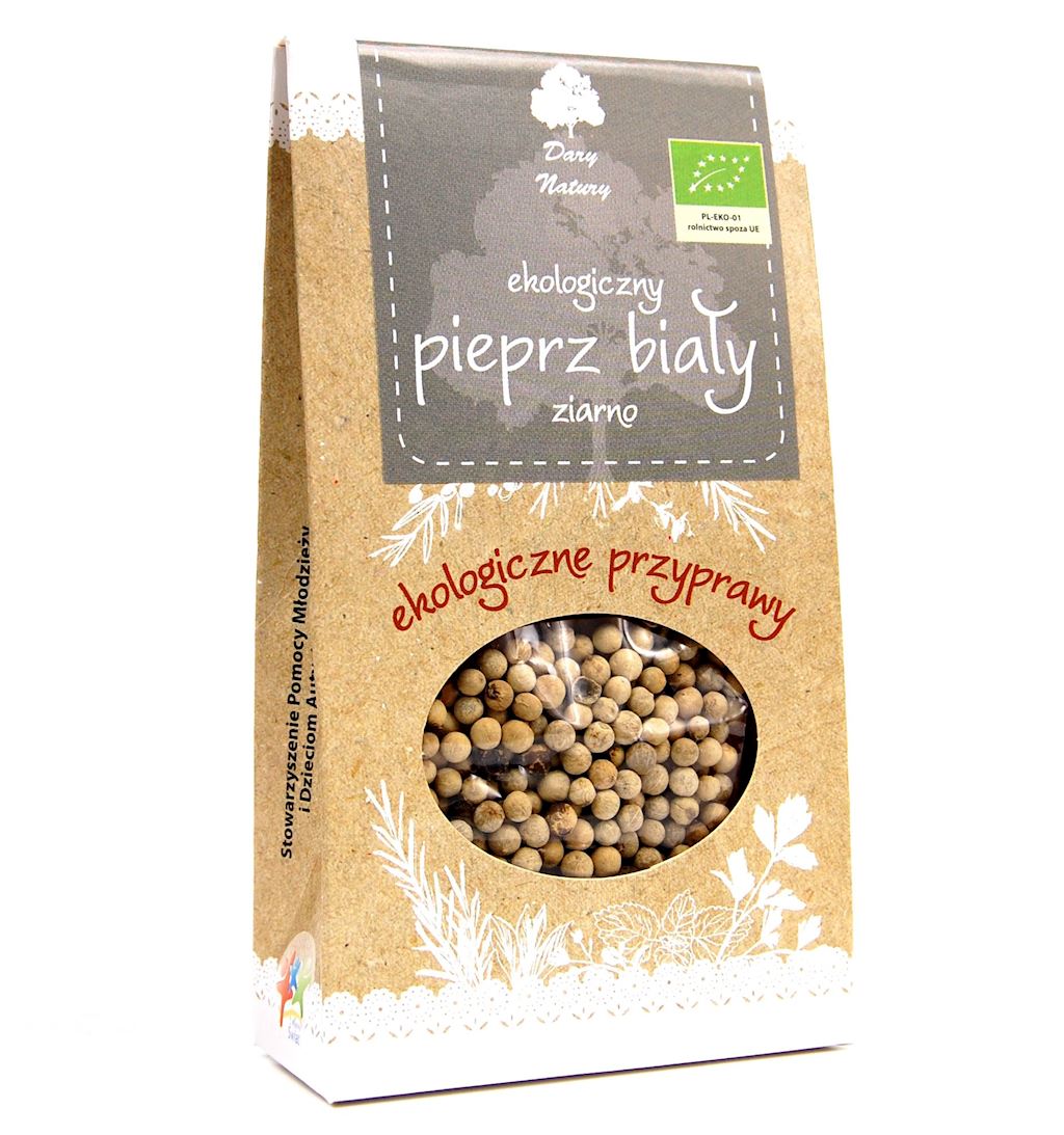 Pieprz biały ziarnisty bio 30 g