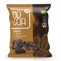 RODZYNKI W SUROWEJ CZEKOLADZIE BIO 70 g - COCOA