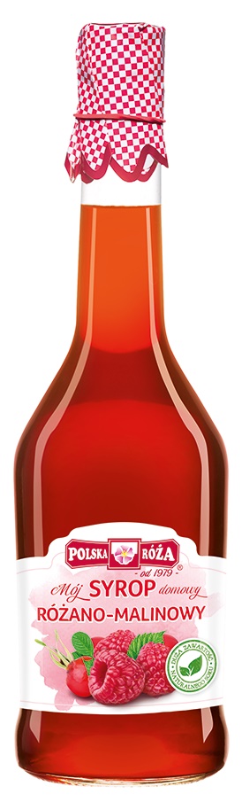 Syrop różano - malinowy 500 ml