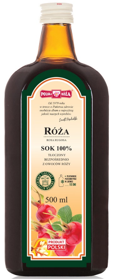 Sok z róży nfc 500 ml