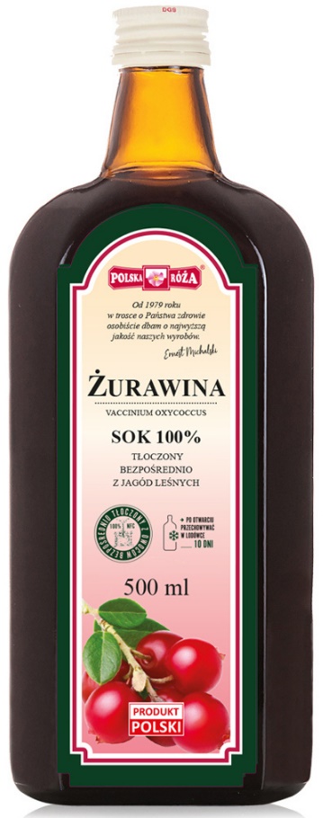 Sok z żurawiny nfc 500 ml
