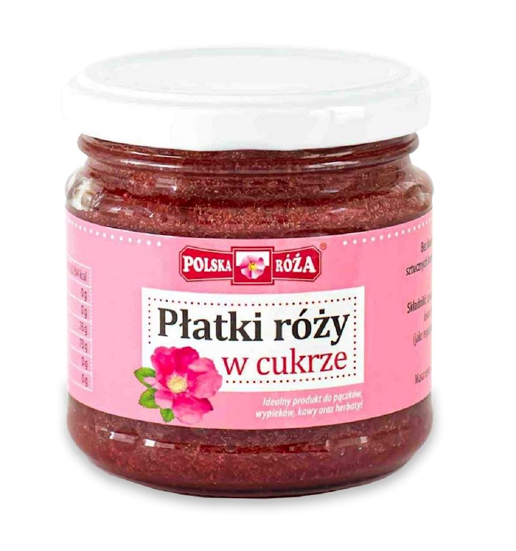 Płatki róży w cukrze 220 g