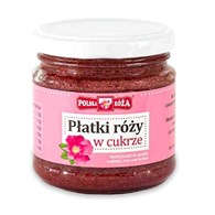 PŁATKI RÓŻY W CUKRZE 220 g - POLSKA RÓŻA