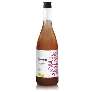 KOMBUCHA Z MANGO I MARAKUJĄ BEZGLUTENOWA BIO 750 ml - VIGO
