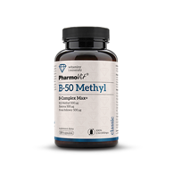 WITAMINA B-50 METHYL B-COMPLEX MAX+ BEZGLUTENOWA 120 KAPSUŁEK - PHARMOVIT (CLASSIC)