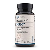 MSM SIARKA ORGANICZNA (750 mg) 120 TABLETEK - PHARMOVIT (CLASSIC)