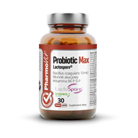 PROBIOTIC MAX BEZGLUTENOWY 30 KAPSUŁEK - PHARMOVIT (CLEAN LABEL)