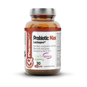 PROBIOTIC MAX BEZGLUTENOWY 30 KAPSUŁEK - PHARMOVIT (CLEAN LABEL)