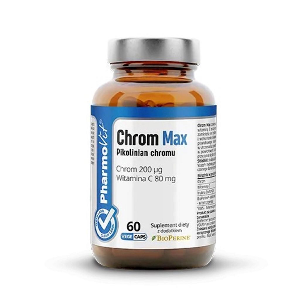 Chrom max bezglutenowy 60 kapsułek