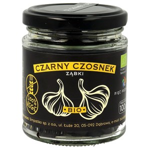CZARNY CZOSNEK BEZGLUTENOWY BIO 100 g - PIĘĆ PRZEMIAN