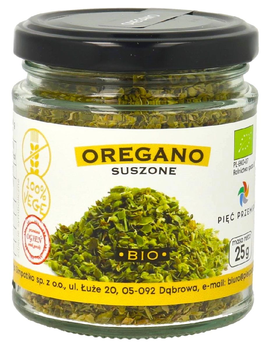 Oregano suszone bezglutenowe bio 25 g