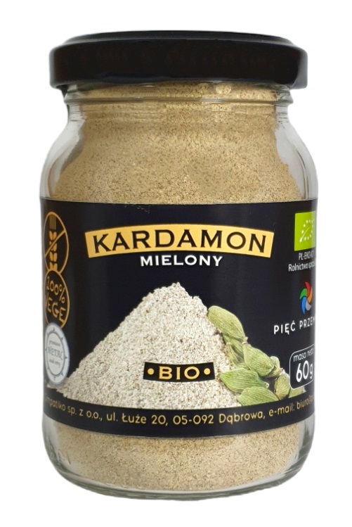 Kardamon mielony bezglutenowy bio 60 g