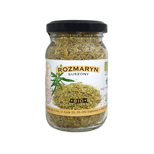 ROZMARYN SUSZONY BEZGLUTENOWY BIO 45 g - PIĘĆ PRZEMIAN