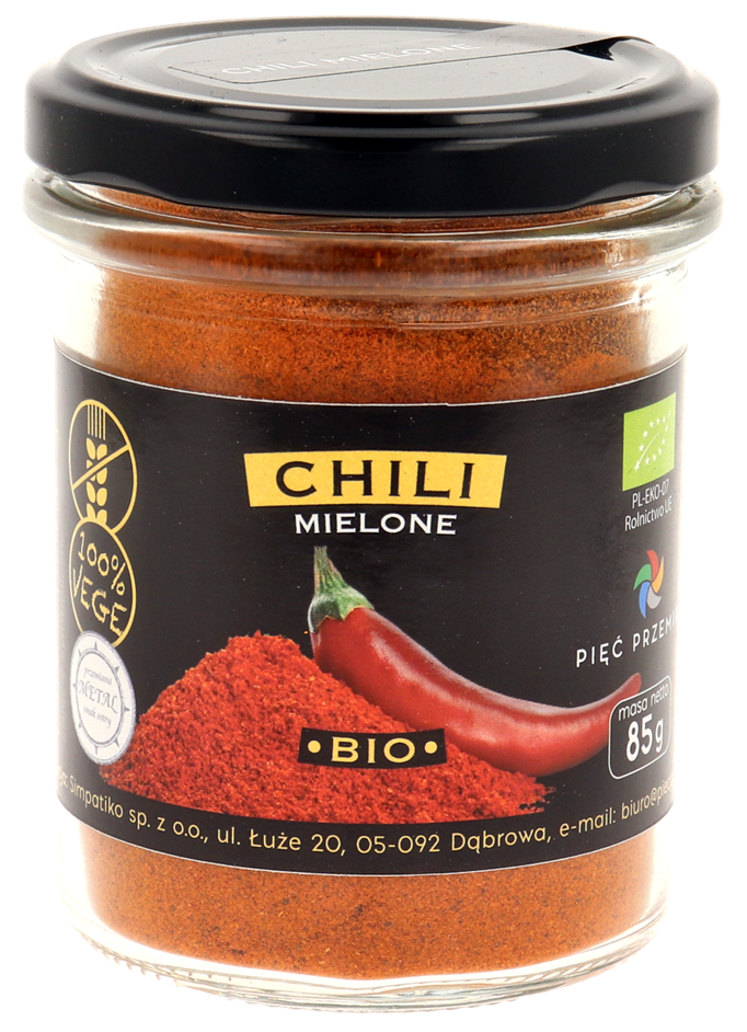 Chili mielone bezglutenowe bio 85 g