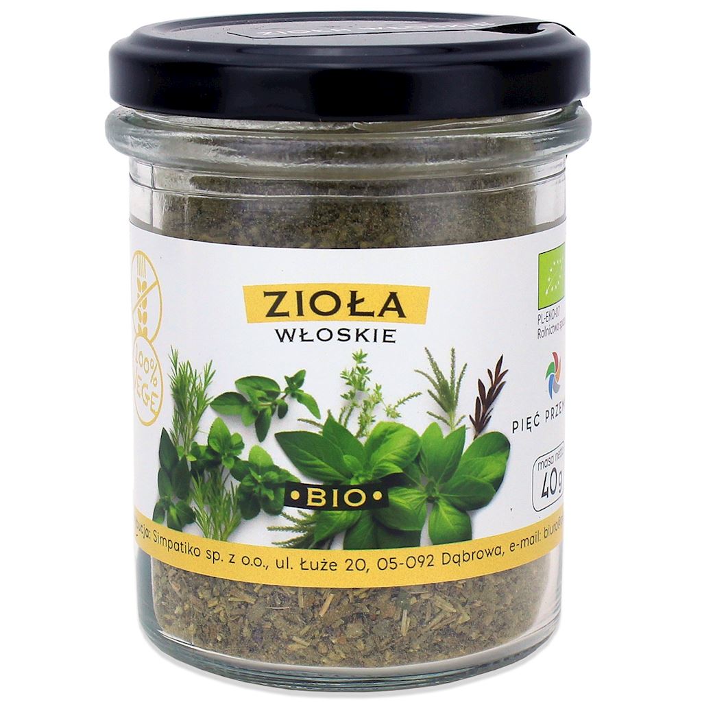 Zioła włoskie bezglutenowe bio 40 g