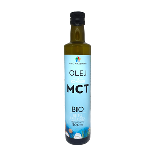 OLEJ KOKOSOWY MCT KETO BEZGLUTENOWY BIO 500 ml - PIĘĆ PRZEMIAN