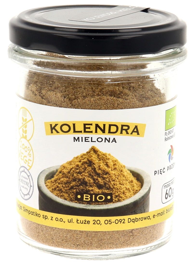 Kolendra mielona bezglutenowa bio 60 g