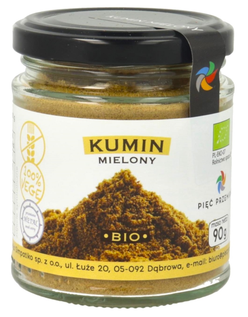 Kumin mielony bezglutenowy bio 90 g
